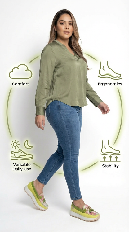 Olive Comfort Moccasins